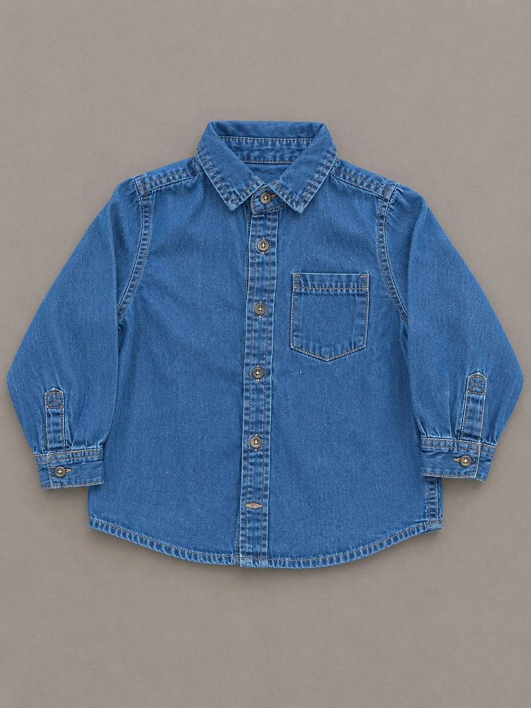 Chemise en jean bébé Kiabi – Taille 24 mois – Bon état